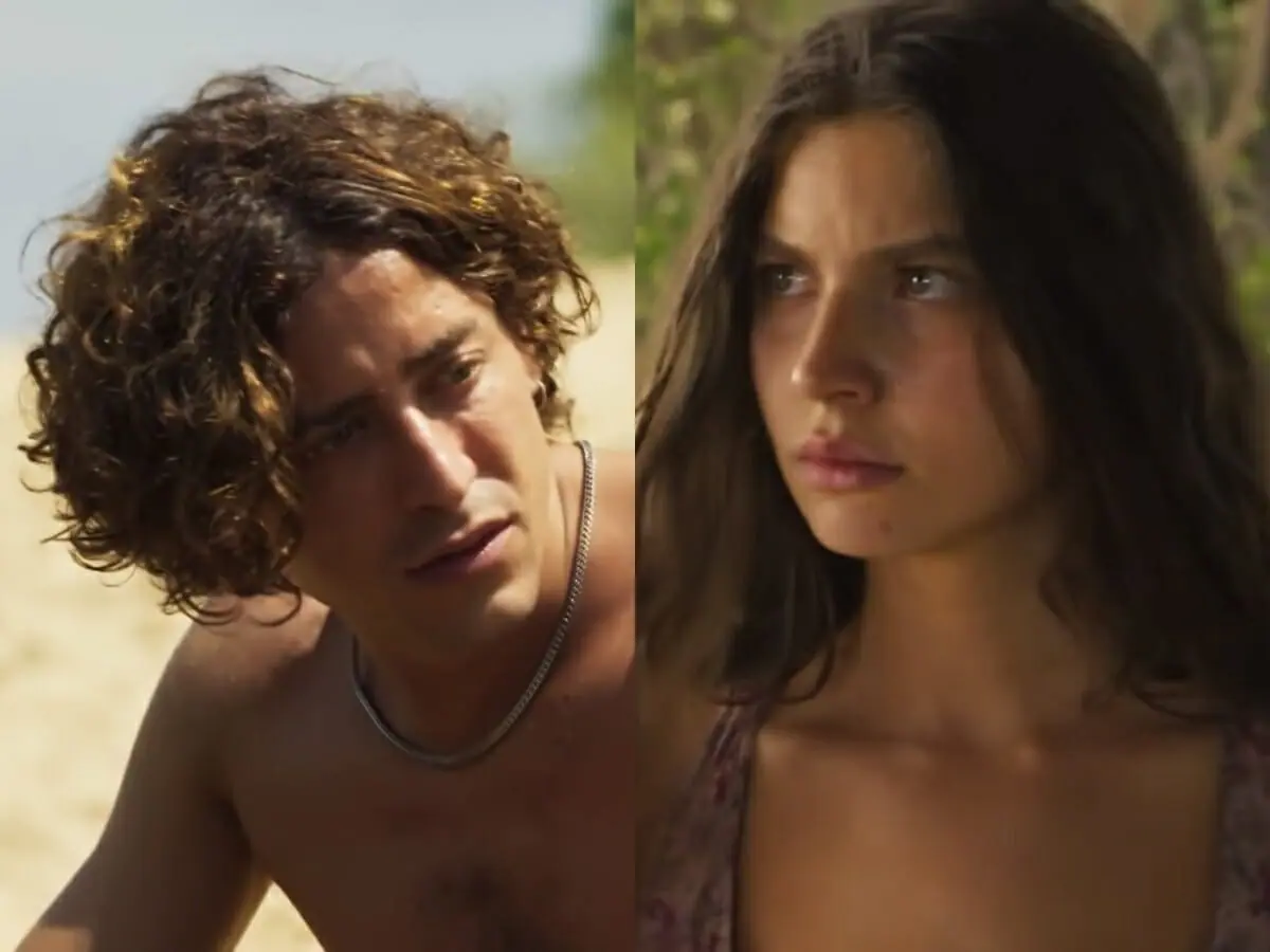 Jove (Jesuíta Barbosa) e Juma (Alanis Guillen) de Pantanal