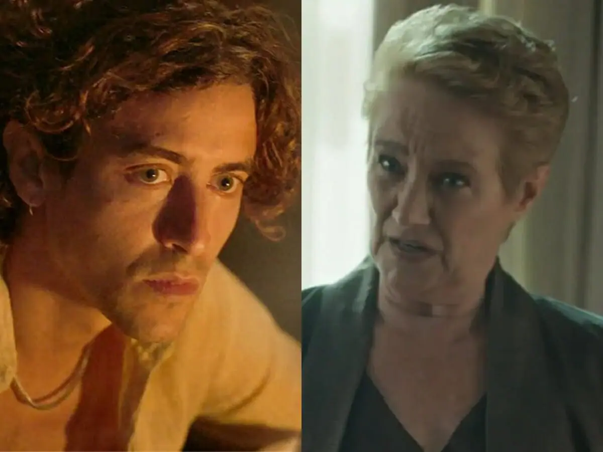 Jove (Jesuíta Barbosa) e Mariana (Selma Egrei) de Pantanal