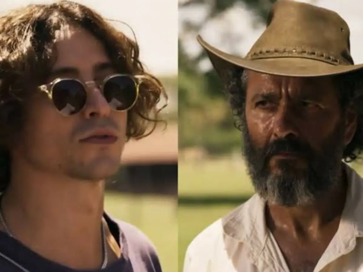 Jove (Jesuíta Barbosa) recusa presente de José Leôncio (Marcos Palmeira) em Pantanal
