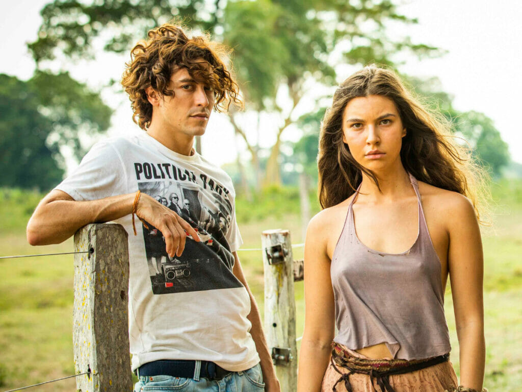 Juma (Alanis Guillen) e Jove (Jesu&iacute;ta Barbosa) em Pantanal