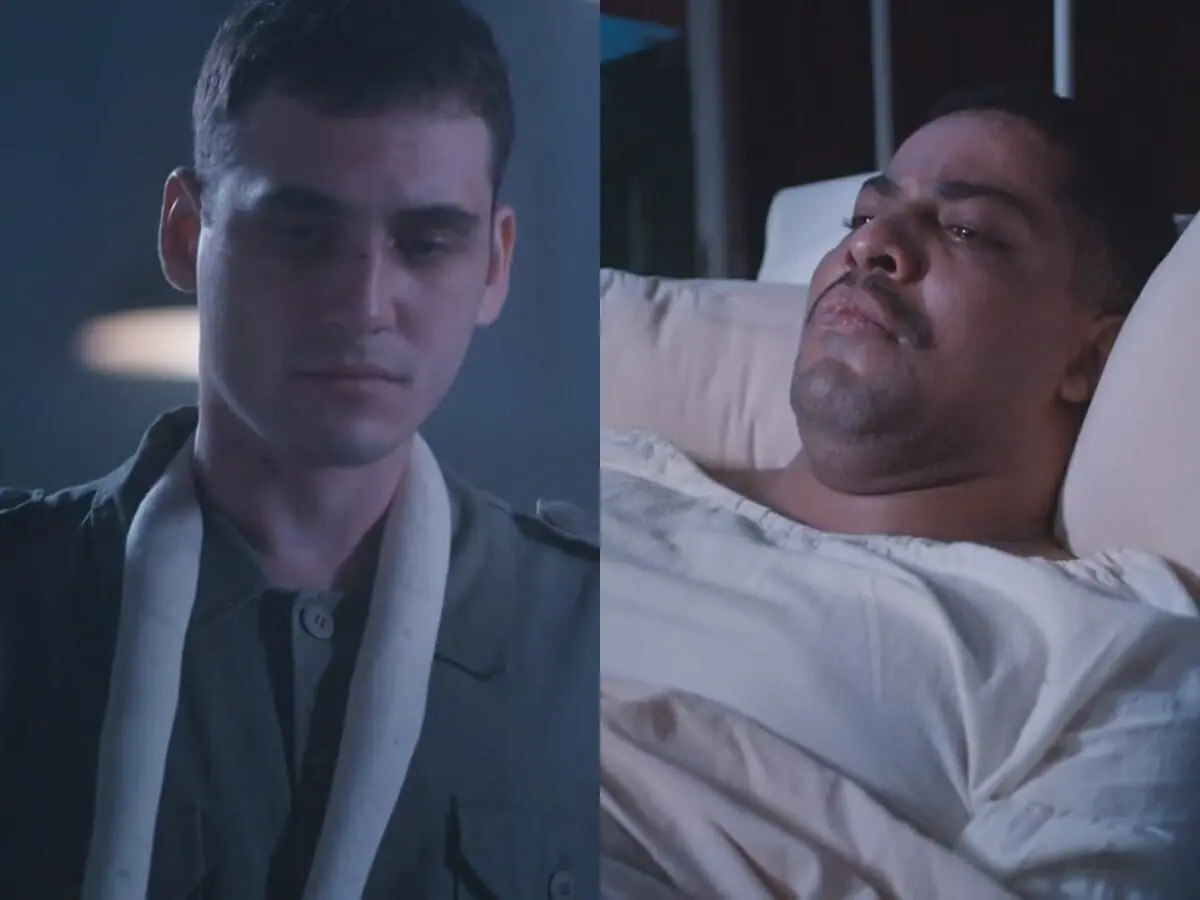 Lorenzo (Guilherme Prates) e Bento (Matheus Dias) de Além da Ilusão