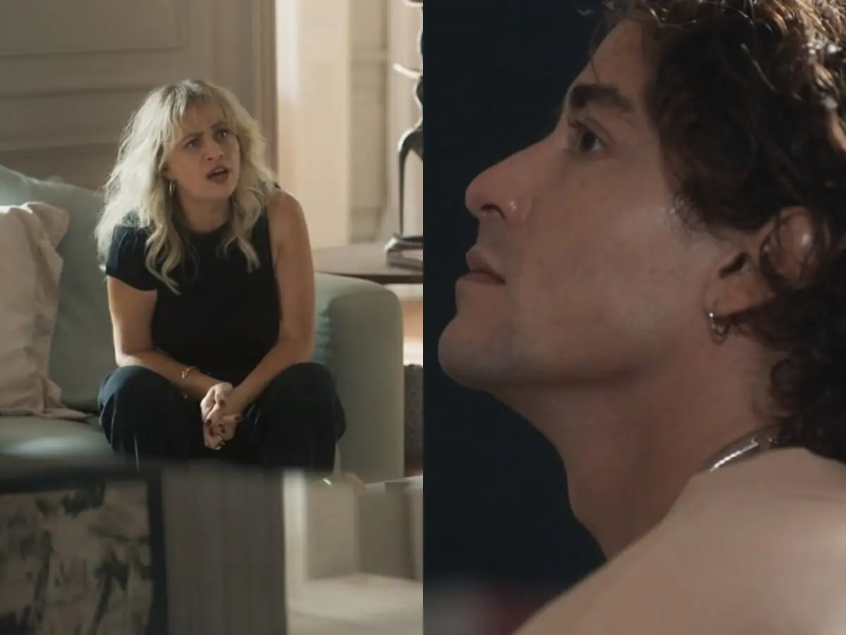 Madeleine (Karine Teles) e Jove (Jesuíta Barbosa) de Pantanal