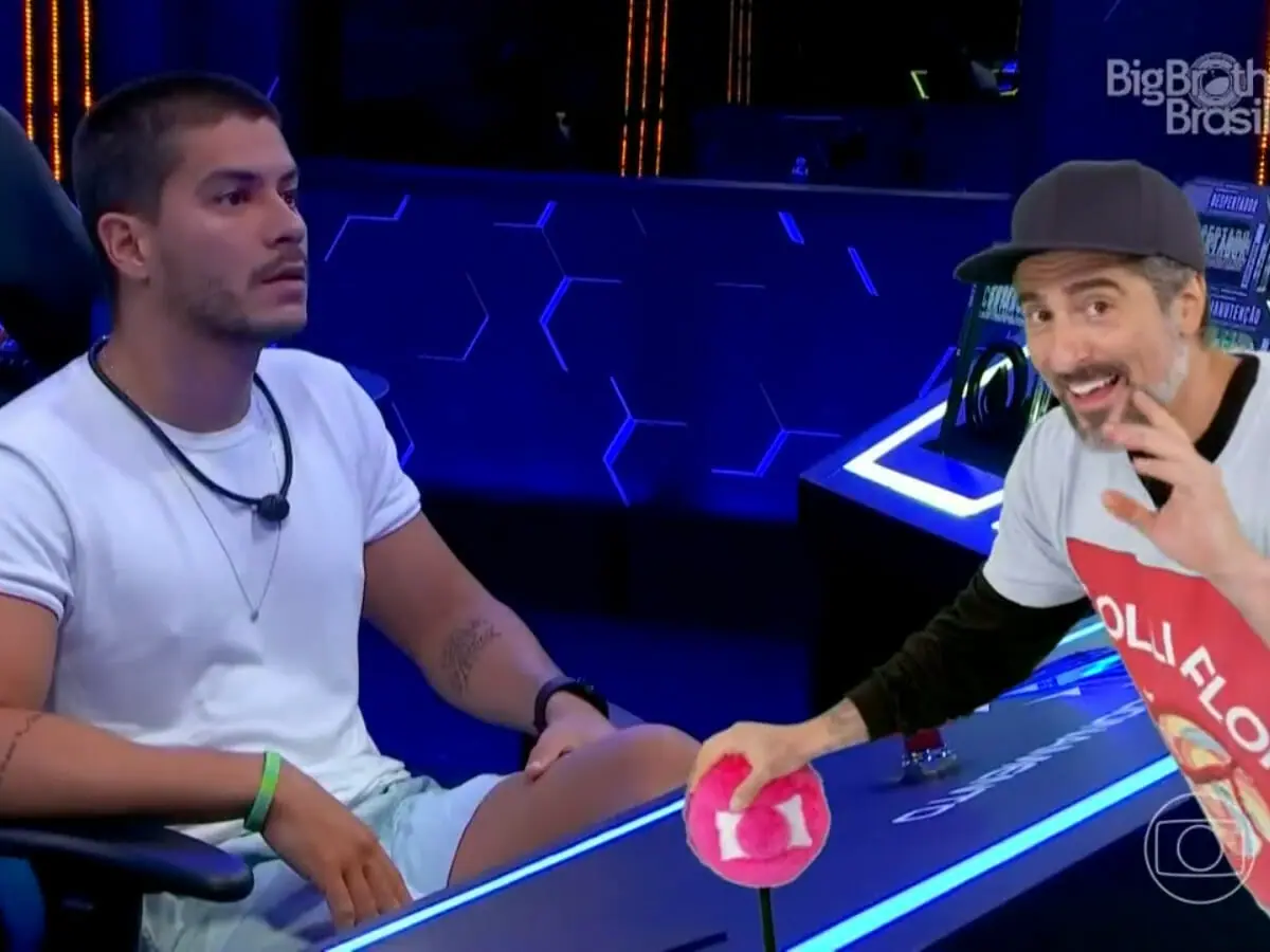 Marcos Mion falou no Caldeirão sobre Arthur Aguiar no quarto secreto do BBB 22