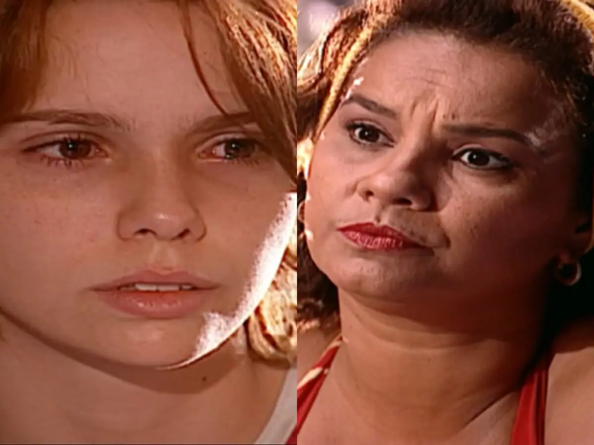 Mel (Débora Falabella) e Jura (Solange Couto) de O Clone