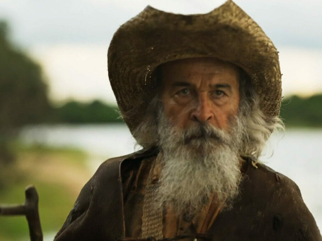 Osmar Prado como o Velho do Rio em Pantanal