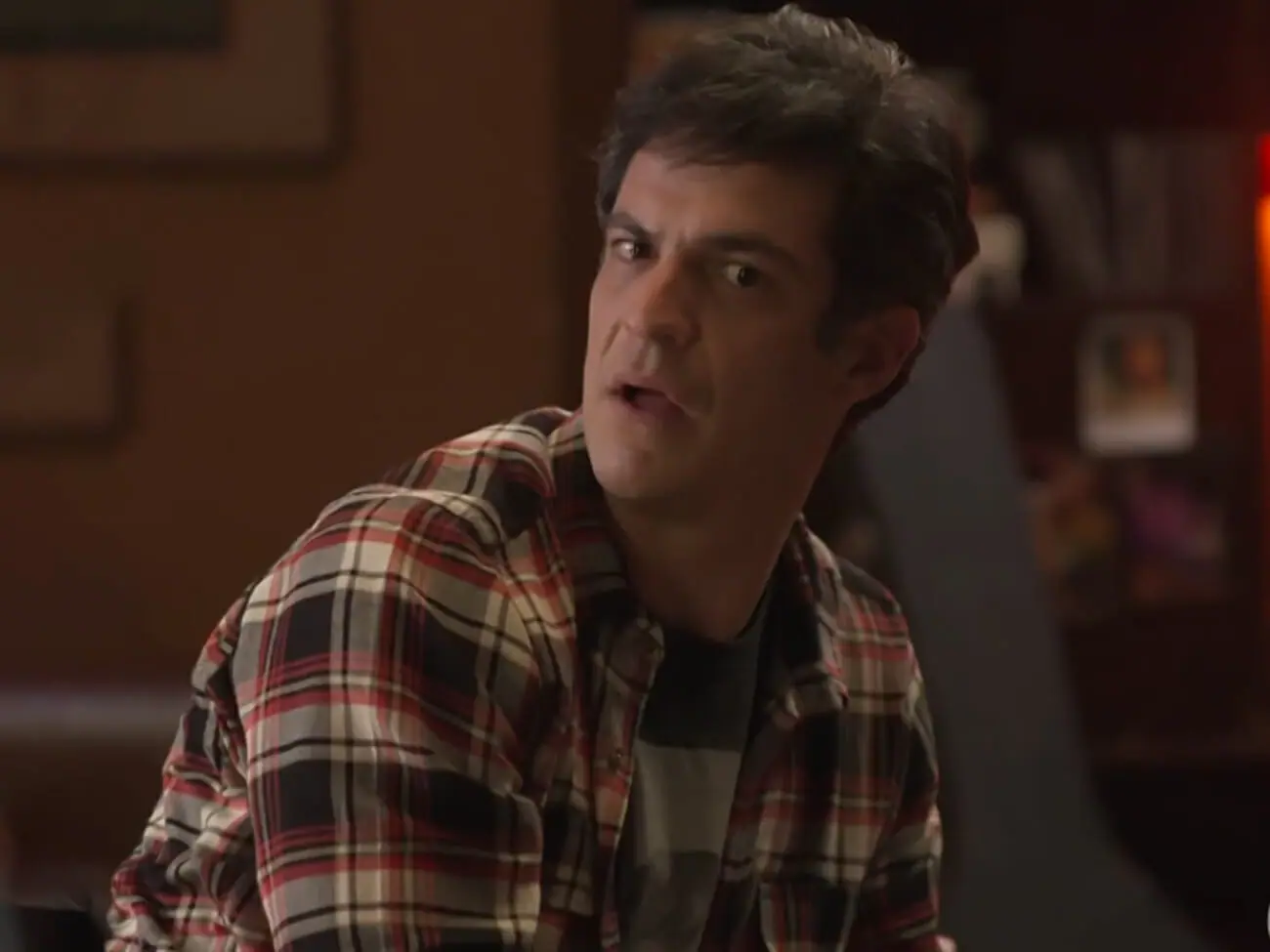 Flávia como Guilherme (Mateus Solano) em