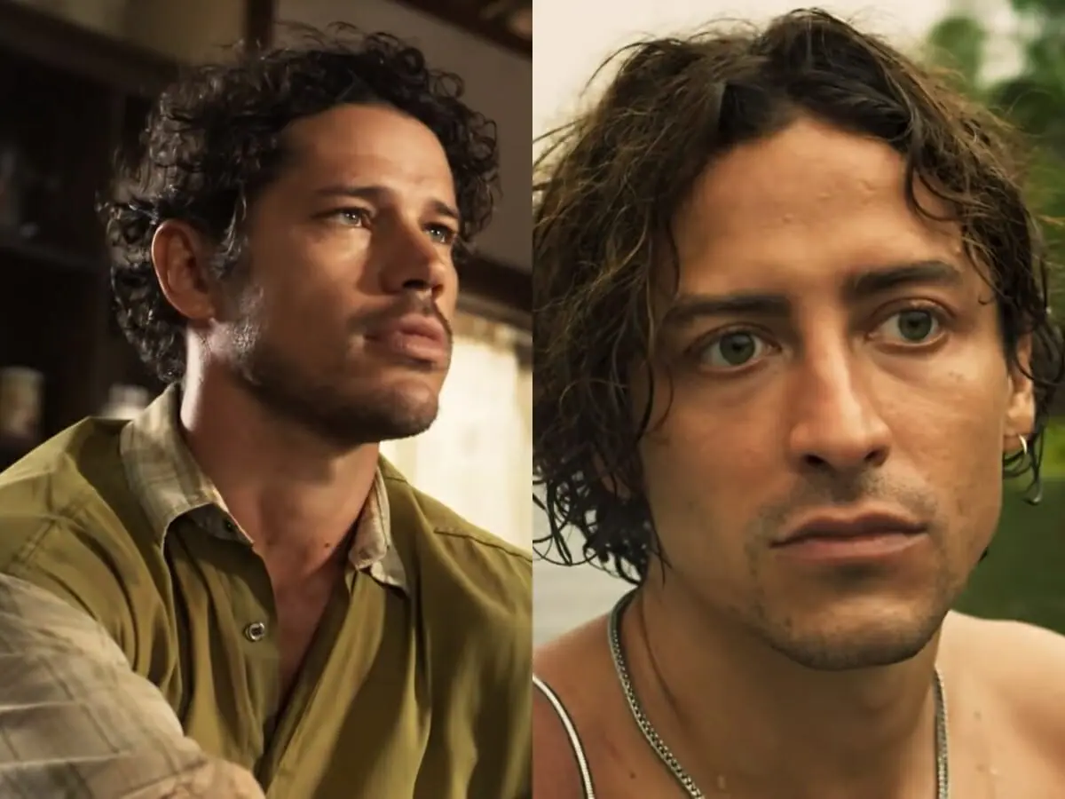 Tadeu (José Loreto) e Jove (Jesuíta Barbosa) de Pantanal