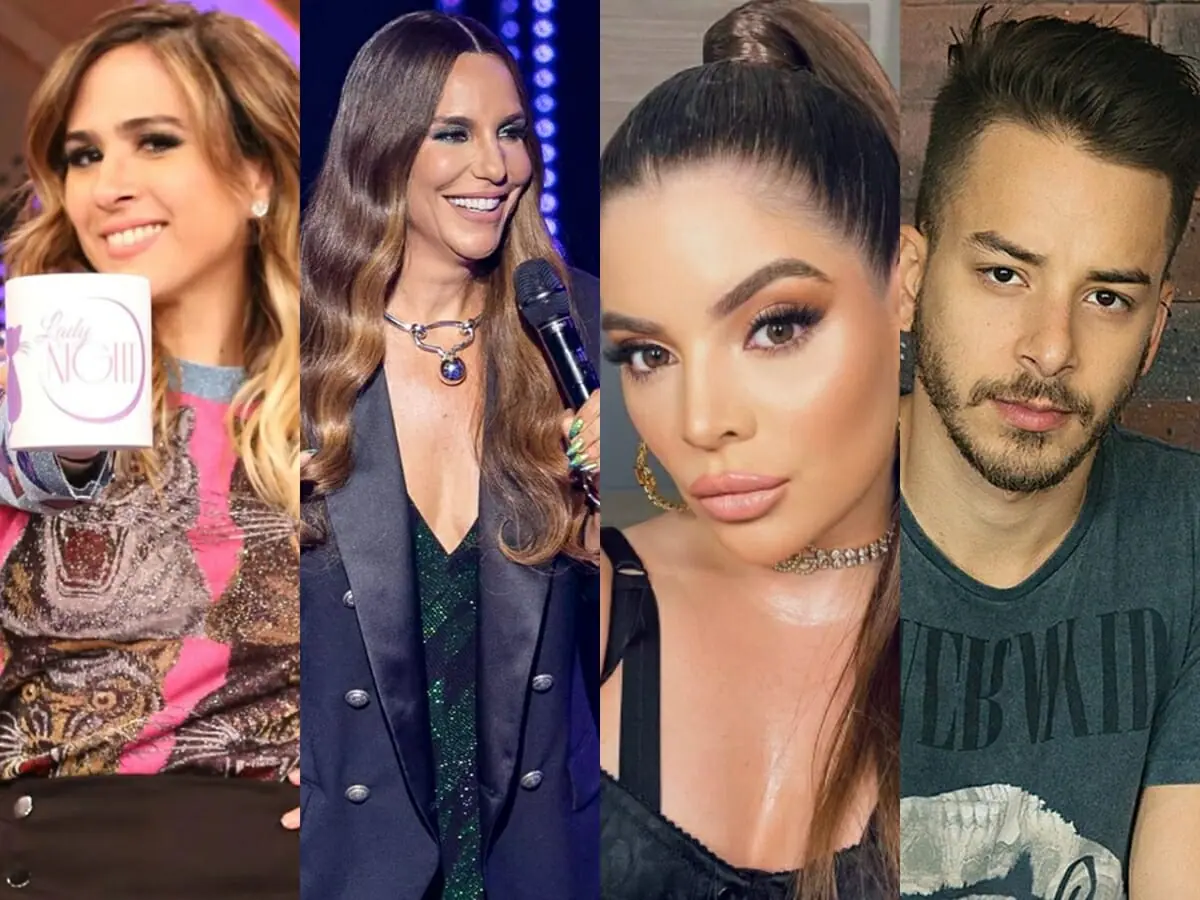 Tatá Werneck, Ivete Sangalo, Gkay e Júnior Lima