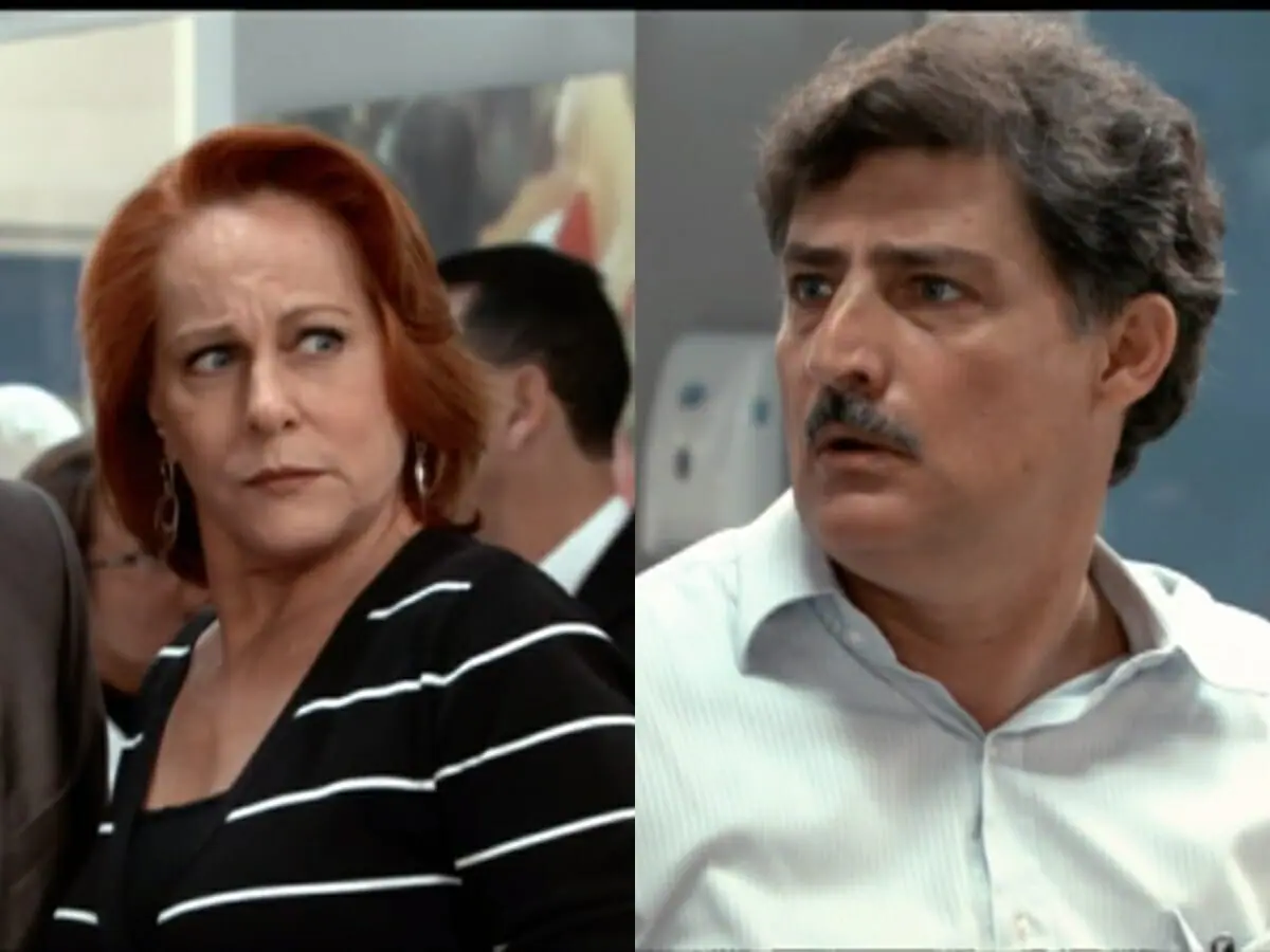 Vilma (Lucinha Lins) e Roberto (Giuseppe Oristanio) de Chamas da Vida
