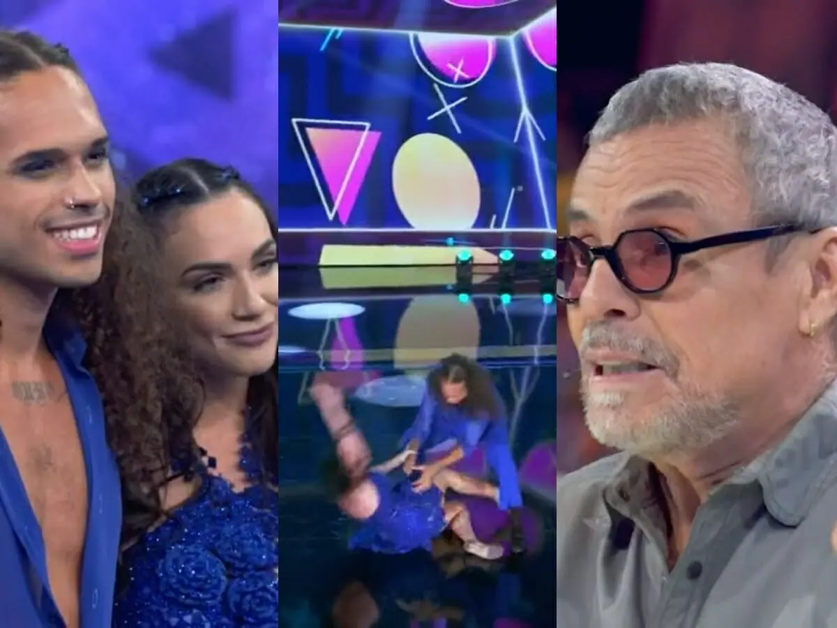 Vitão, Gabe Cardoso e Carlinhos de Jesus no Dança dos Famosos, quadro do Domingão com Huck