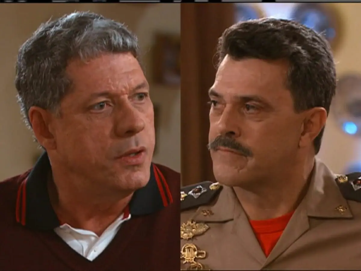 Walter (Antonio Grassi) e Eurico (Raymundo de Souza) de Chamas da Vida