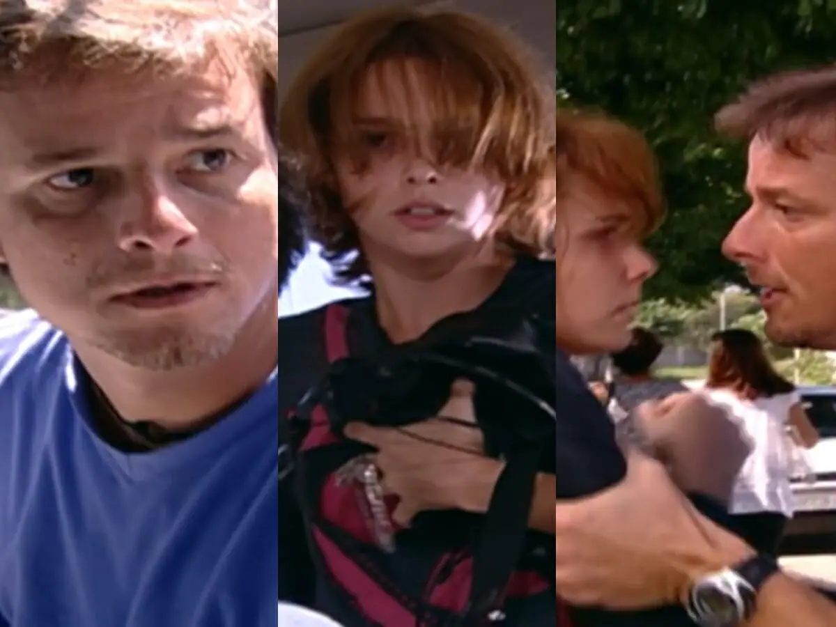 Xande (Marcello Novaes) e Mel (Débora Falabella) de O Clone