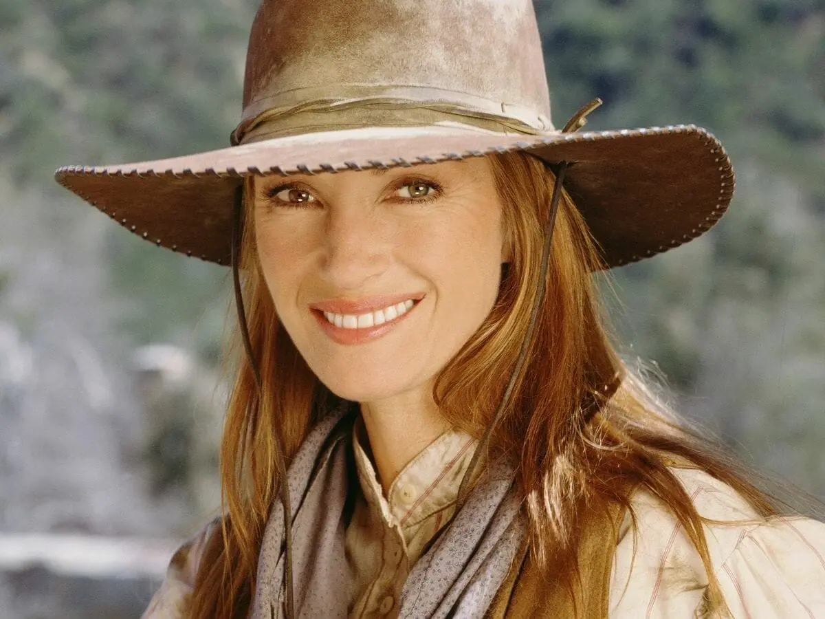 A atriz Jane Seymour em Dra. Quinn, a Mulher que Cura