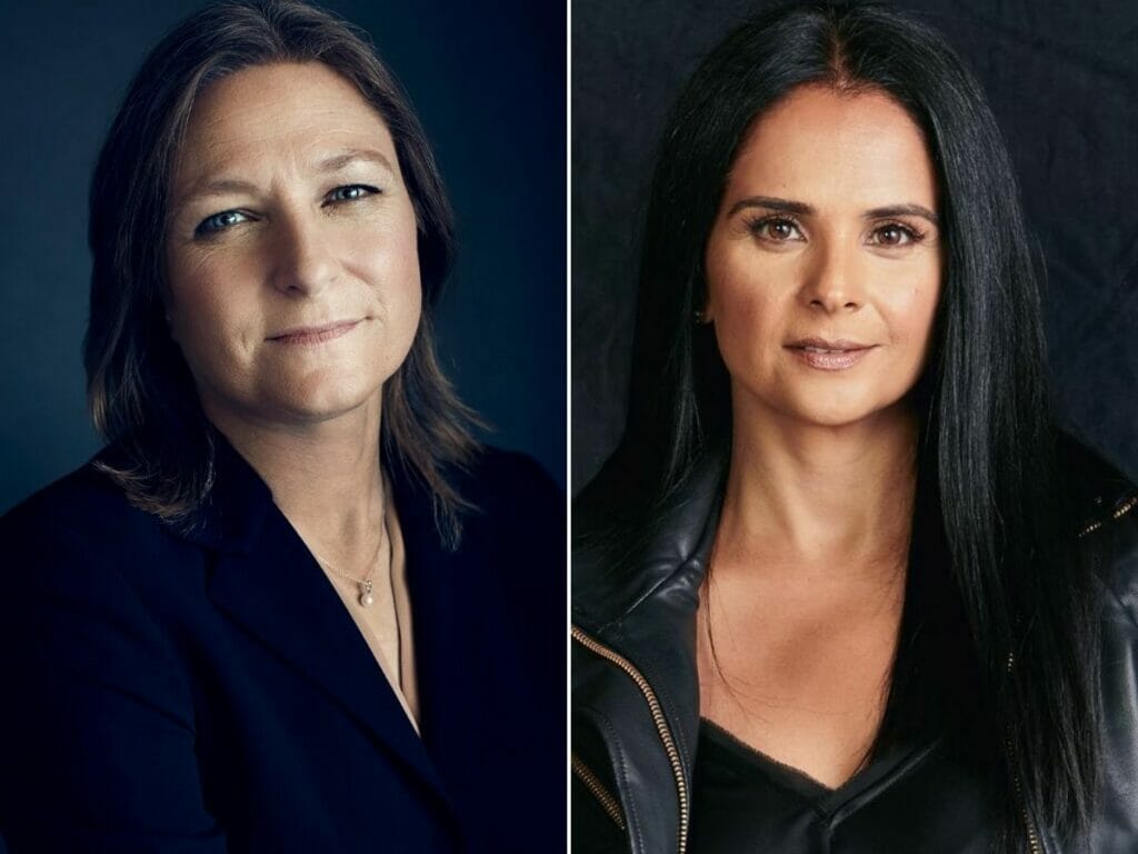 Cindy Holland (à esq.) e Bela Bajaria