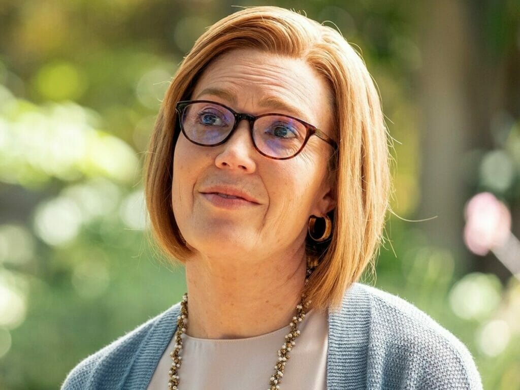A atriz Mandy Morre em cena de This Is Us
