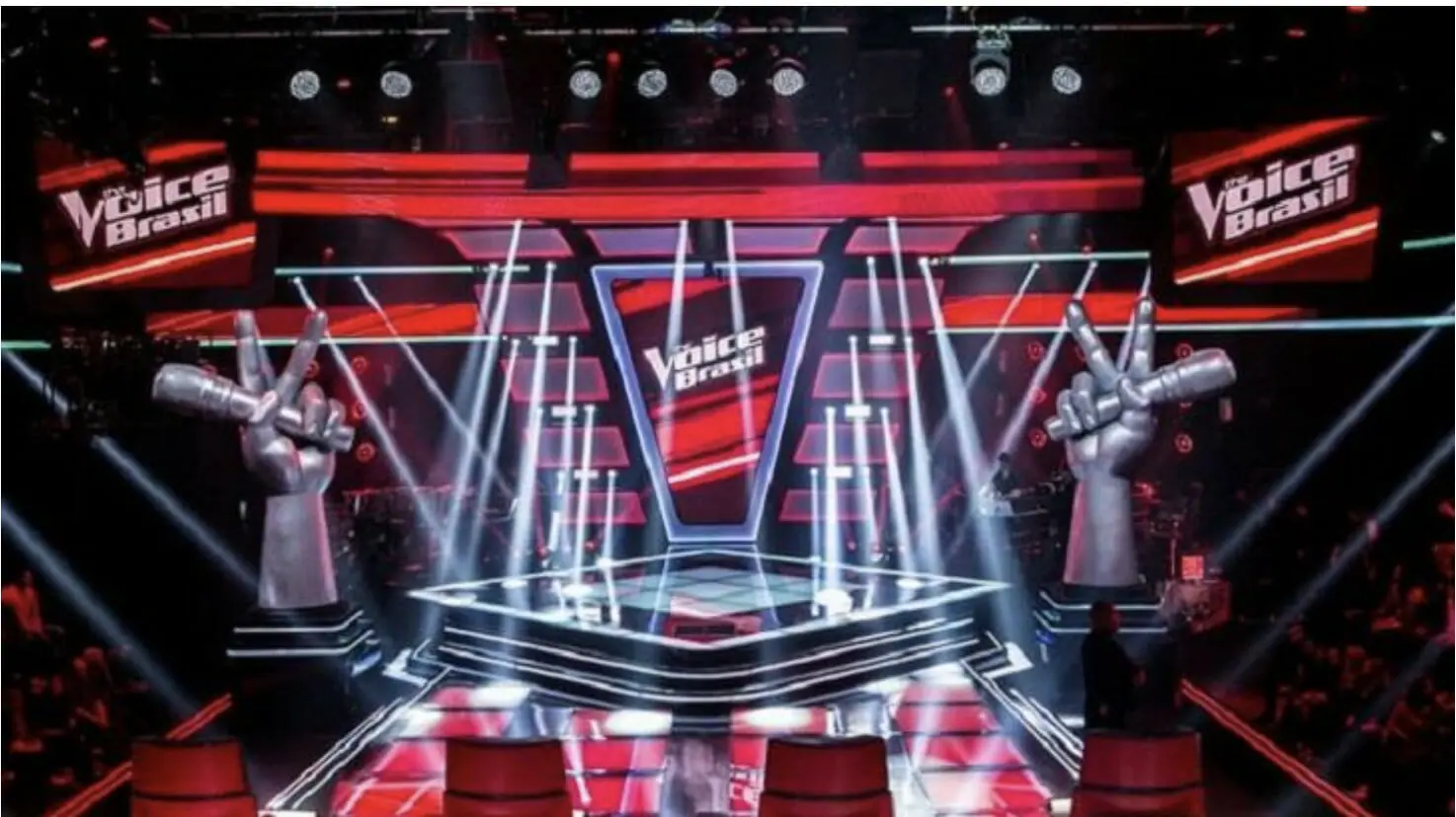 Cenário do The Voice Brasil