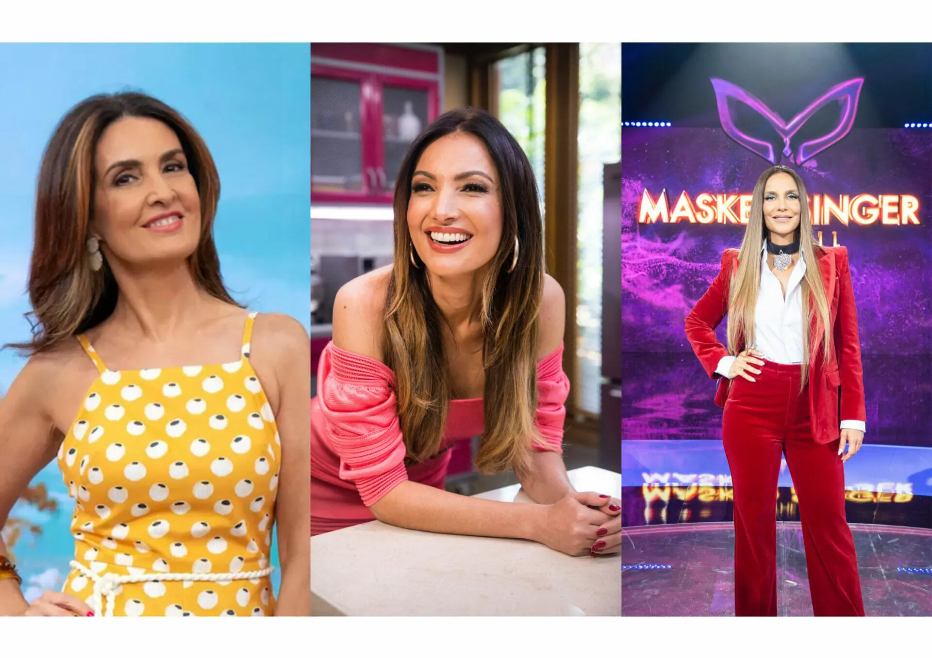 Fátima Bernardes, Patrícia Poeta e Ivete Sangalo