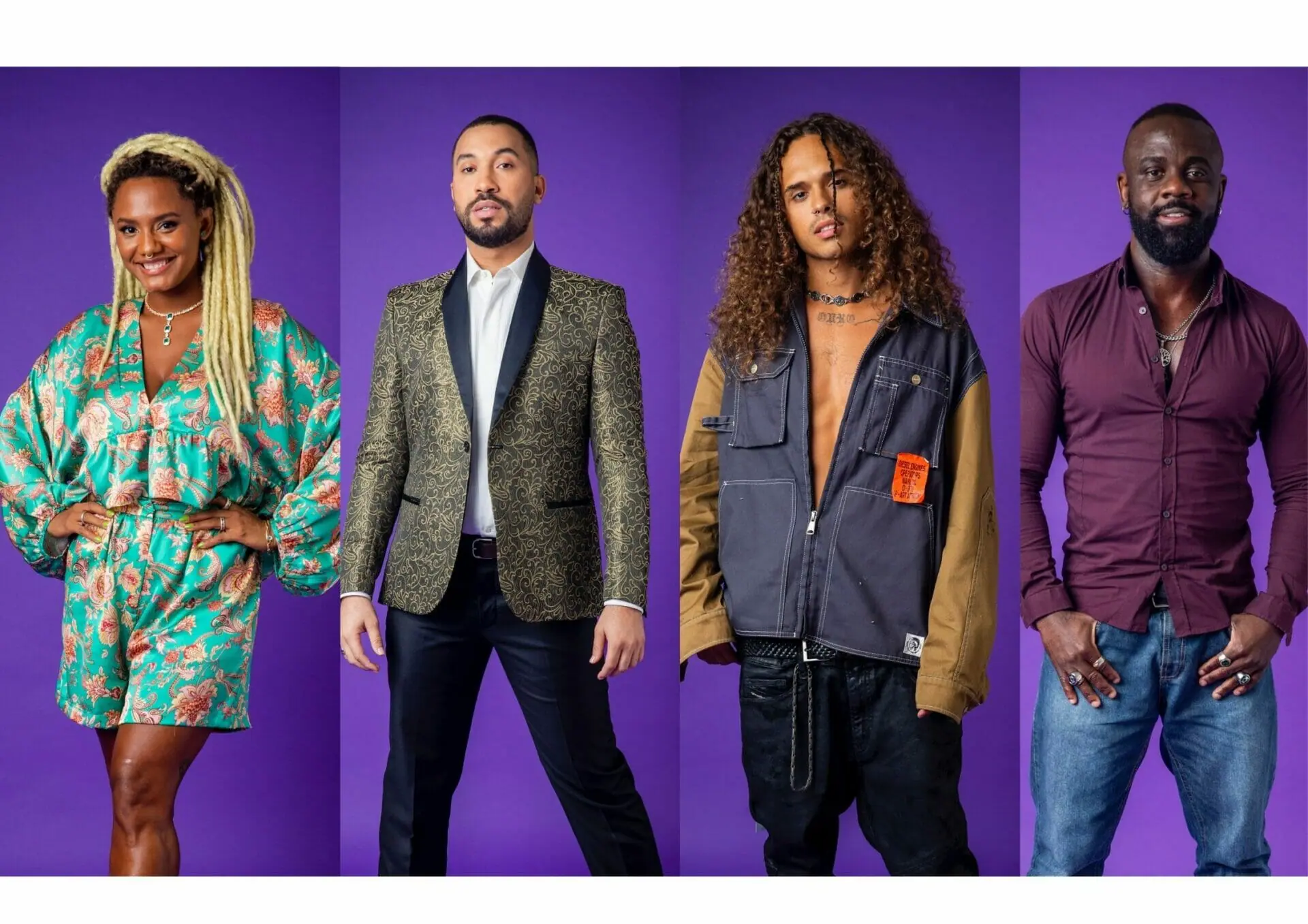 Jéssica Ellen, Gil do Vigor, Vitão e Sergio Menezes participam da primeira eliminatória da Dança dos Famosos