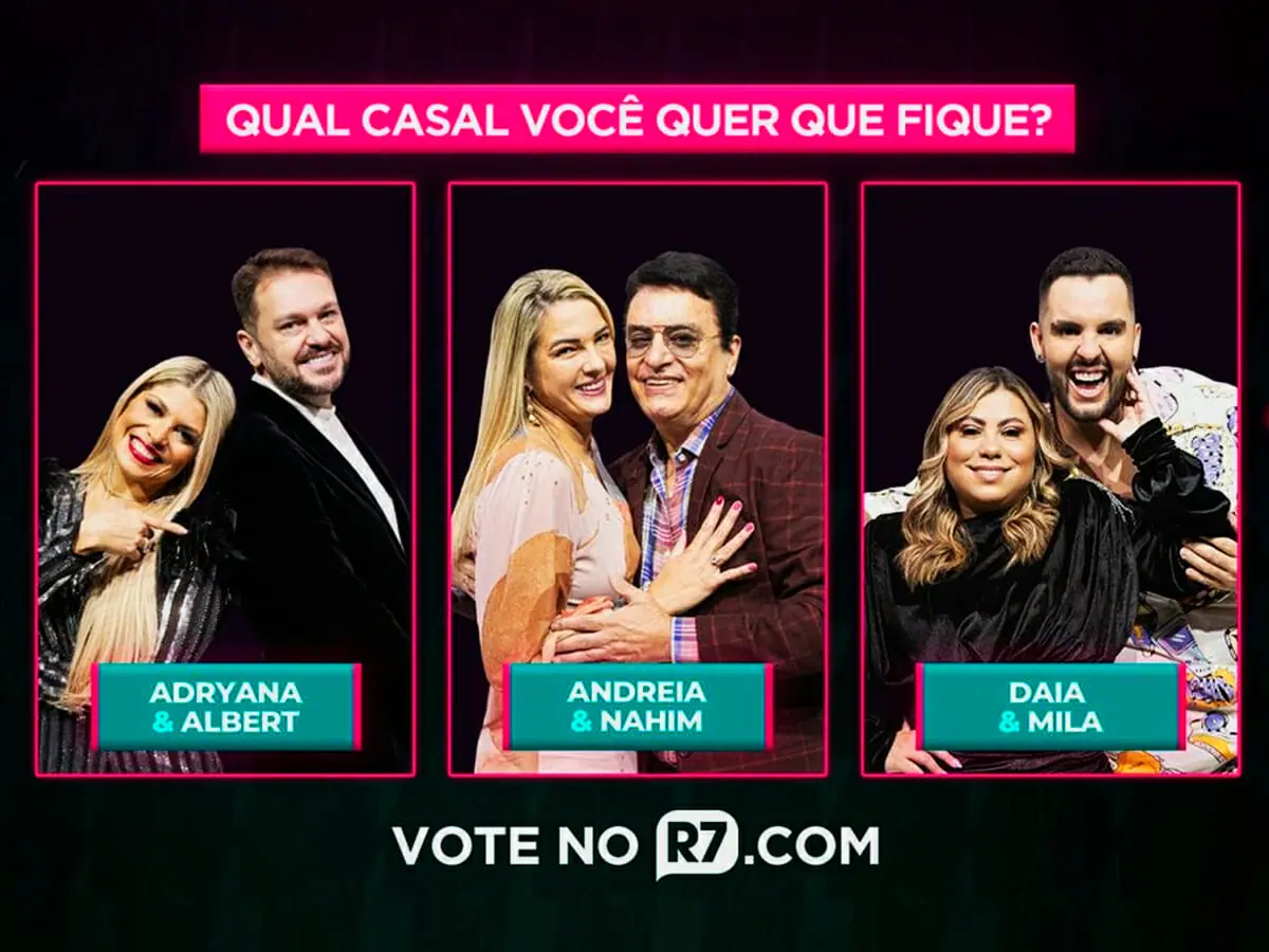 Adryana e Albert, Andreia e Nahim e Daiana e Rodrigo Mila estão na DR do Power Couple Brasil 6