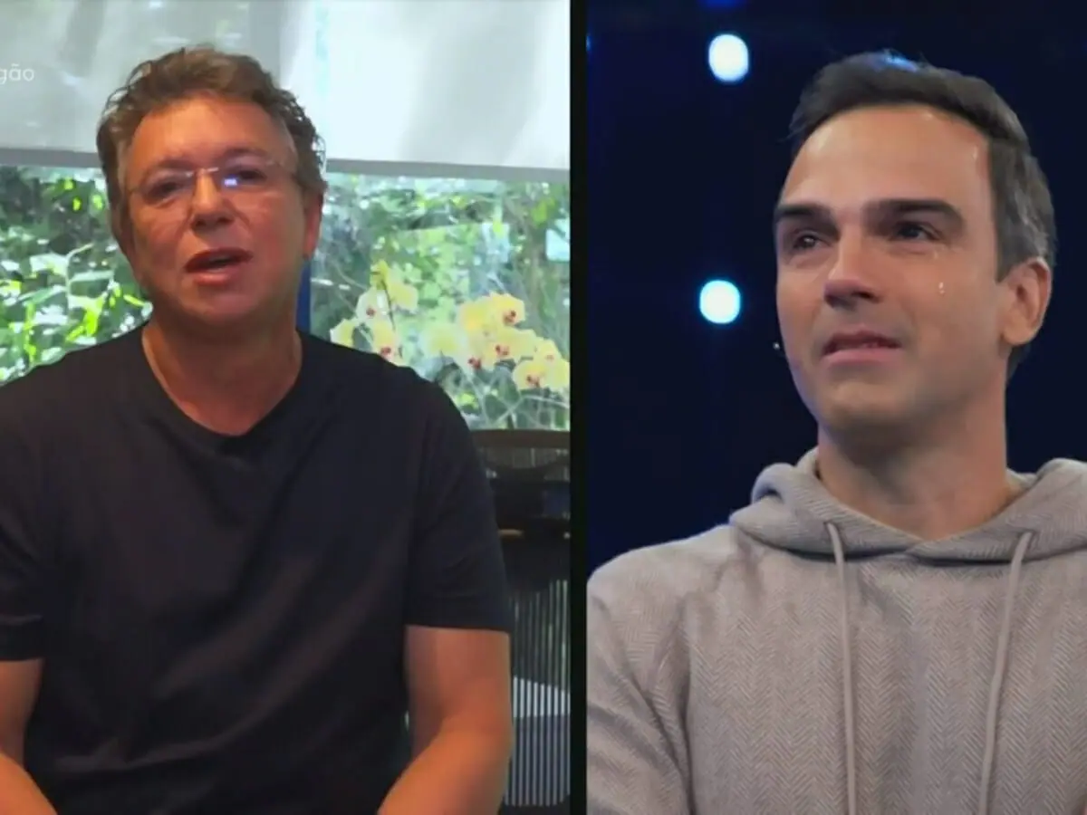 Boninho e Tadeu Schmidt no Domingão com Huck