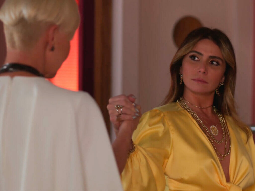Carmem e Paula, amigas e rivais na novela das sete