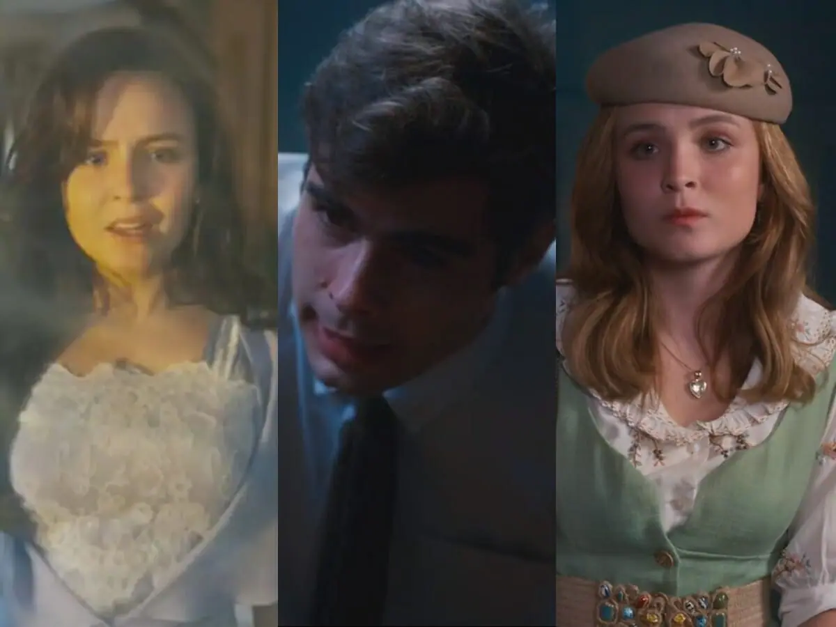 Elisa (Larissa Manoela), Davi (Rafael Vitti) e Isadora (Larissa Manoela) de Além da Ilusão