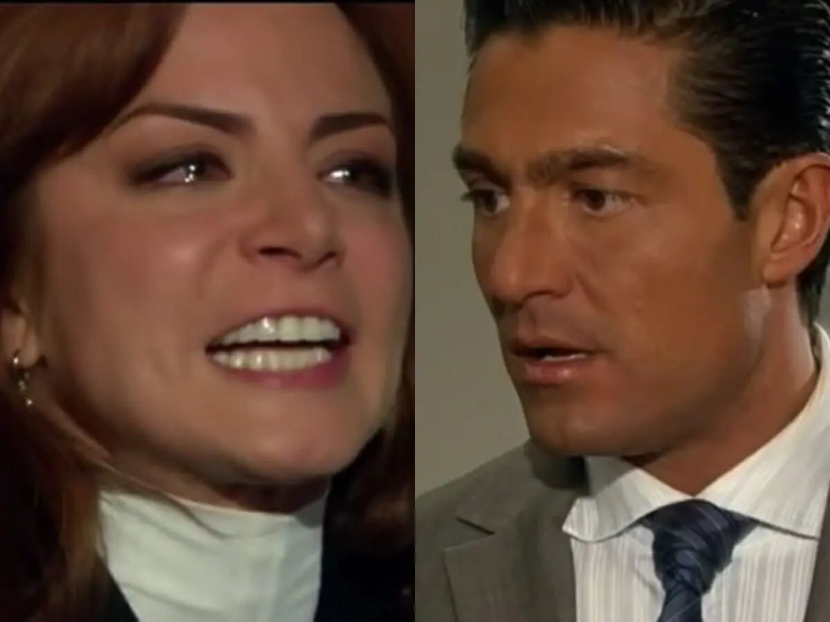 Fernanda (Silvia Navarro) e Eduardo (Fernando Colunga) de Amanhã é Para Sempre