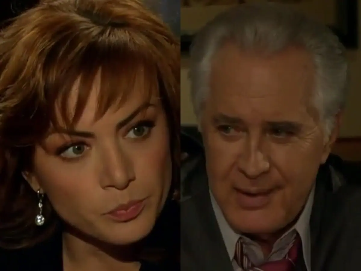 Fernanda (Silvia Navarro) e Gonçalo (Rogelio Guerra) de Amanhã é Para Sempre