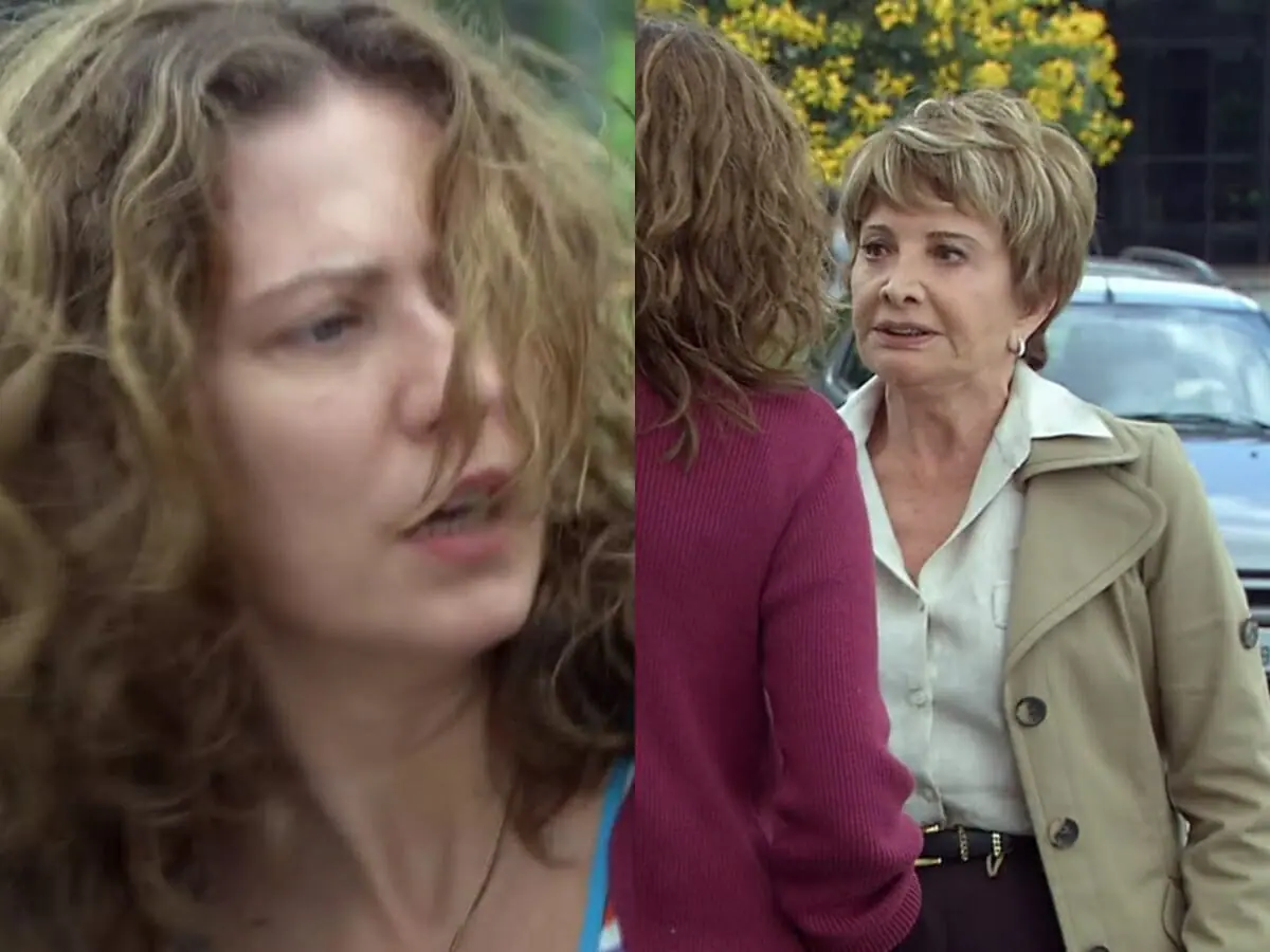Flora (Glória Menezes) e Flora (Patrícia Pillar) de A Favorita