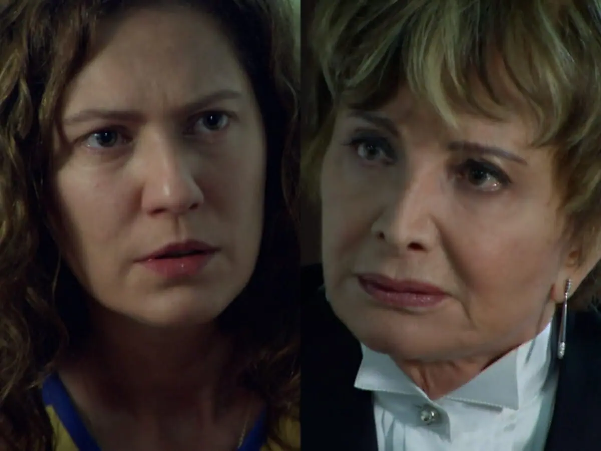 Flora (Patrícia Pillar) e Irene (Glória Menezes) de A Favorita