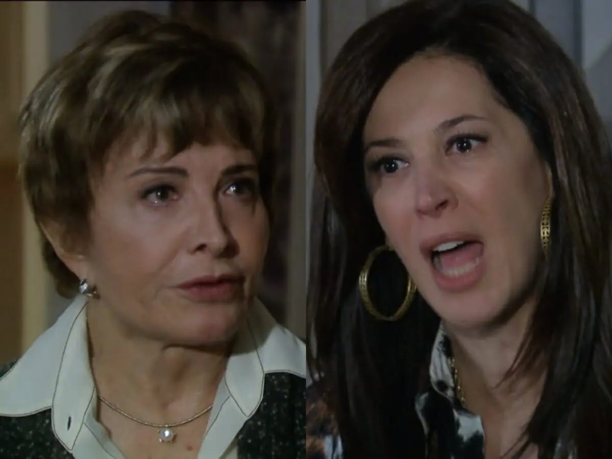 Irene (Glória Menezes) e Donatela (Claudia Raia) de A Favorita
