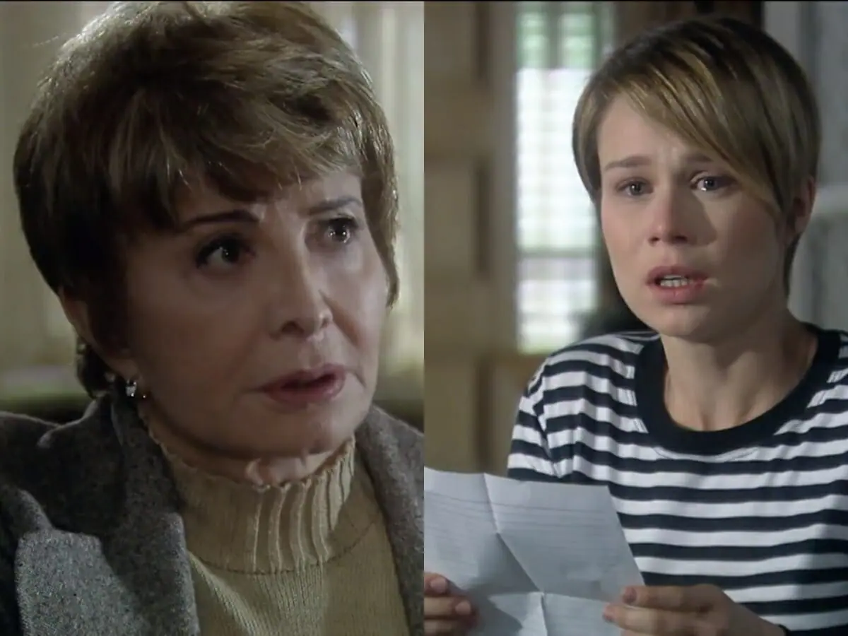 Irene (Glória Menezes) e Lara (Mariana Ximenes) de A Favorita