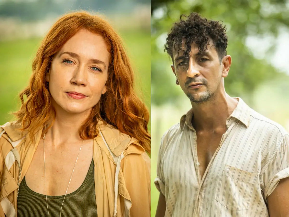 Irma (Camila Morgado) e José Lucas (Irandhir Santos) em Pantanal