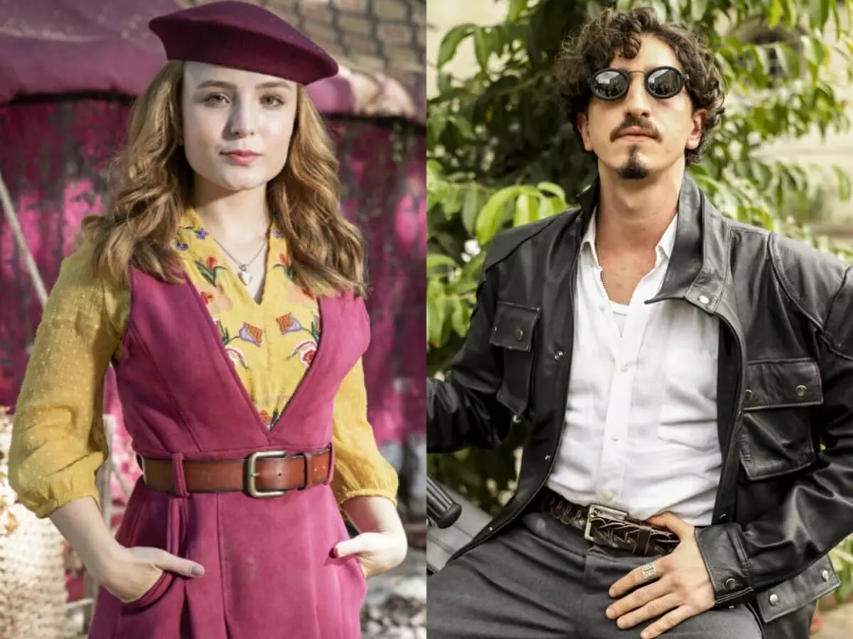 Isadora (Larissa Manoela) e Nelsinho (Johnny Massaro) de Além da Ilusão