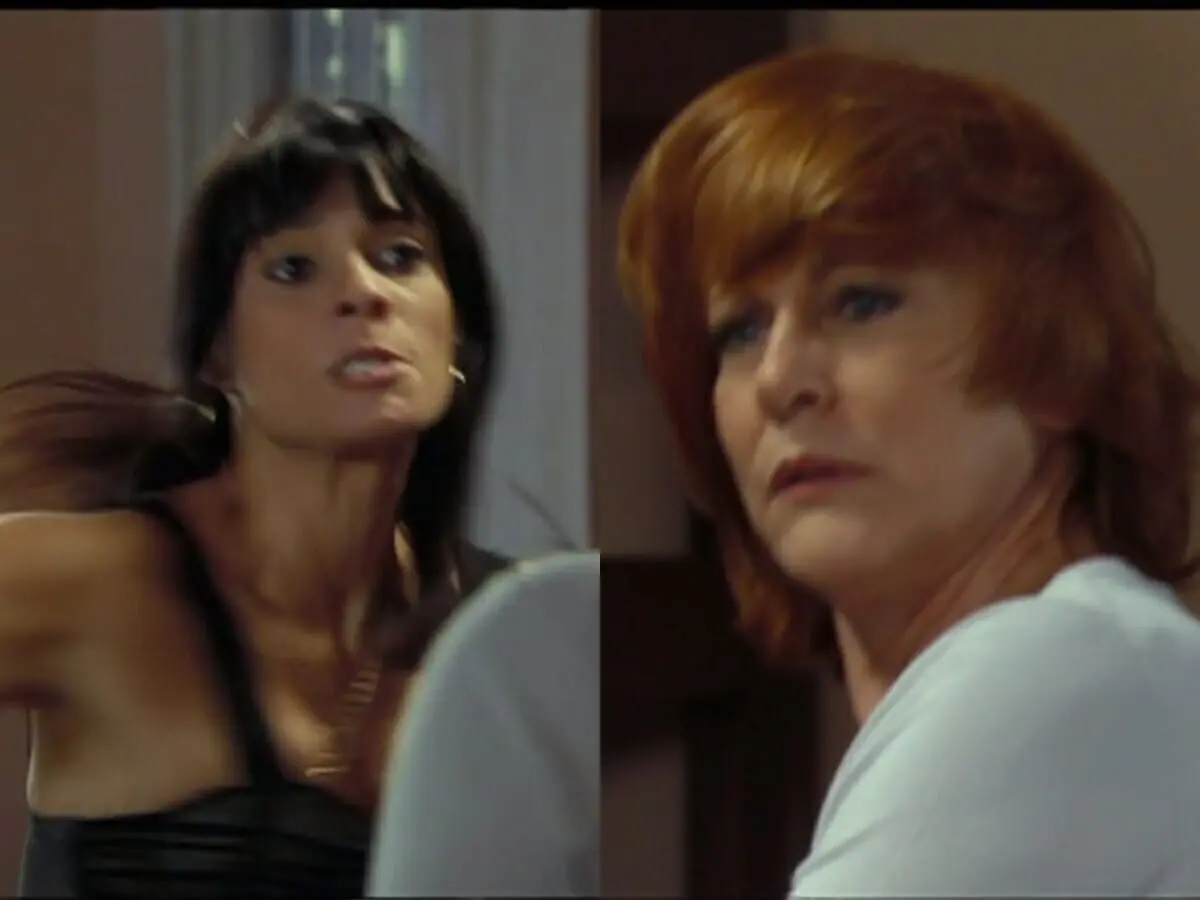 Ivonete (Amandha Lee) e Vilma (Lucinha Lins) de Chamas da Vida