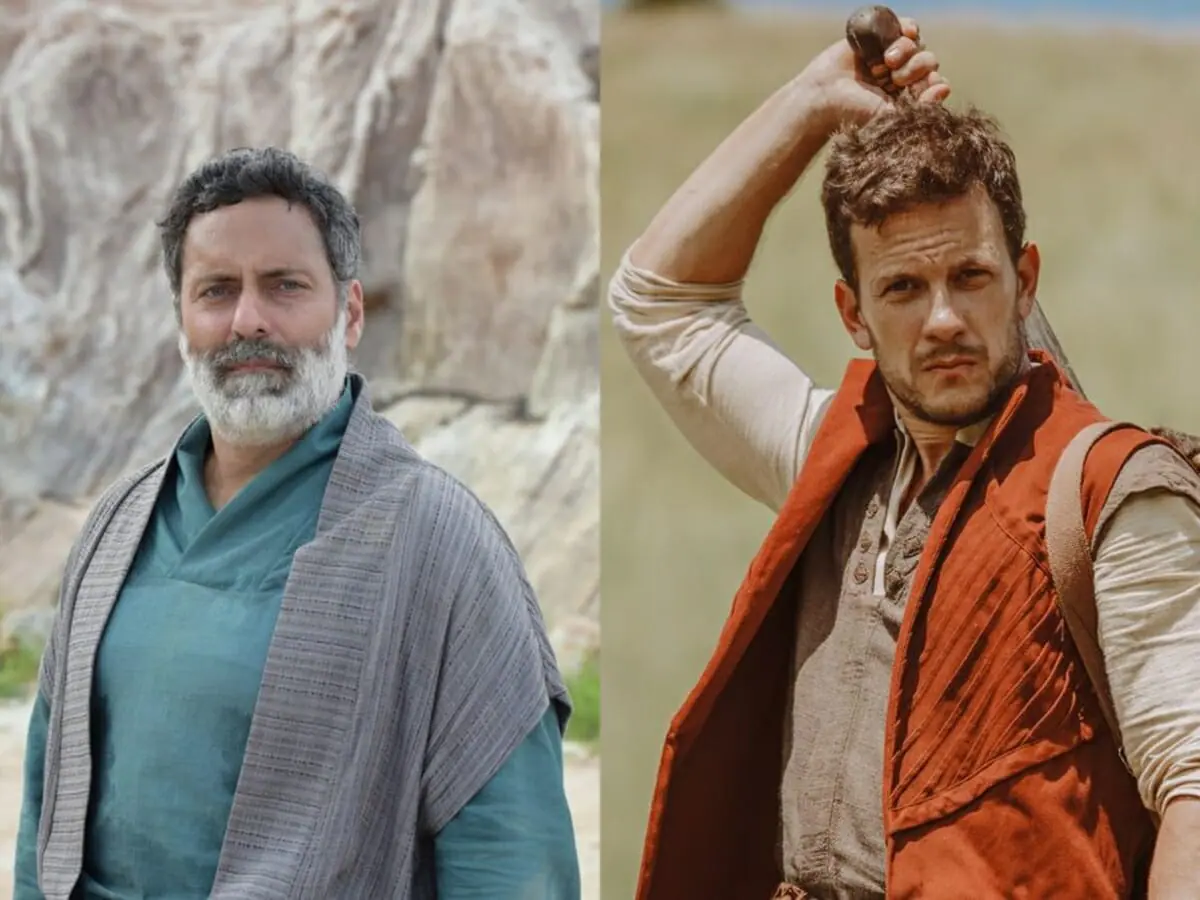 Joiada (Renato Chocair) e Abner (Dudu Pelizzari) de Reis