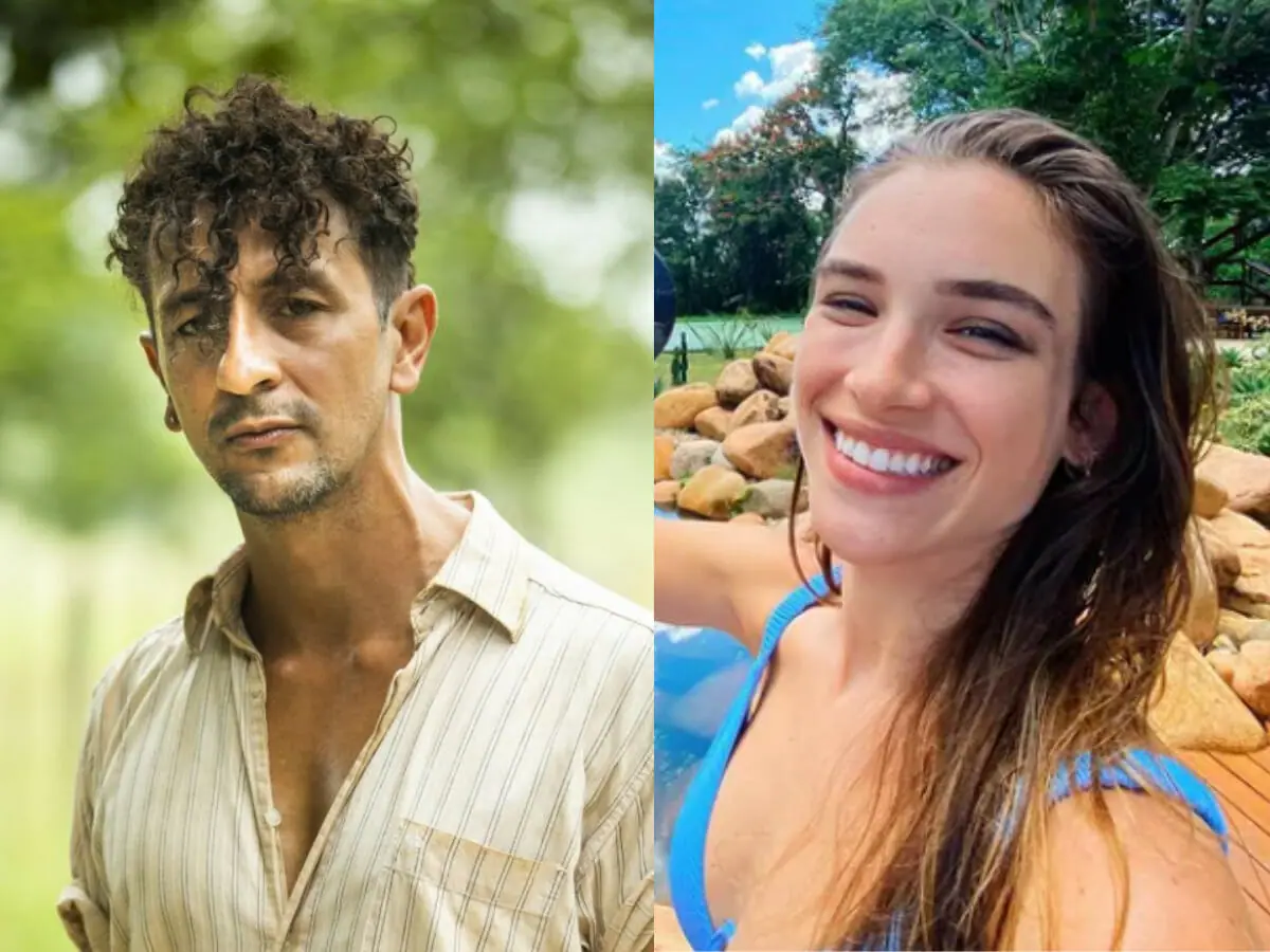 José Lucas (Irandhir Santos) e Érika (Marcela Fetter) em Pantanal