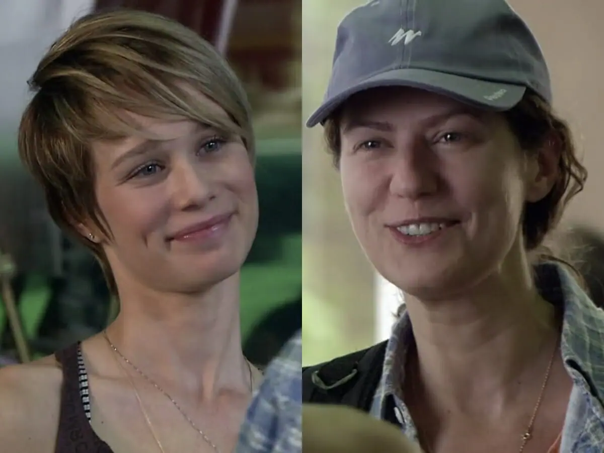 Lara (Mariana Ximenes) e Flora (Patrícia Pillar) de A Favorita