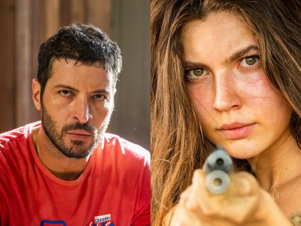 Levi (Leandro Lima) e Juma (Alanis Guillen) de Pantanal