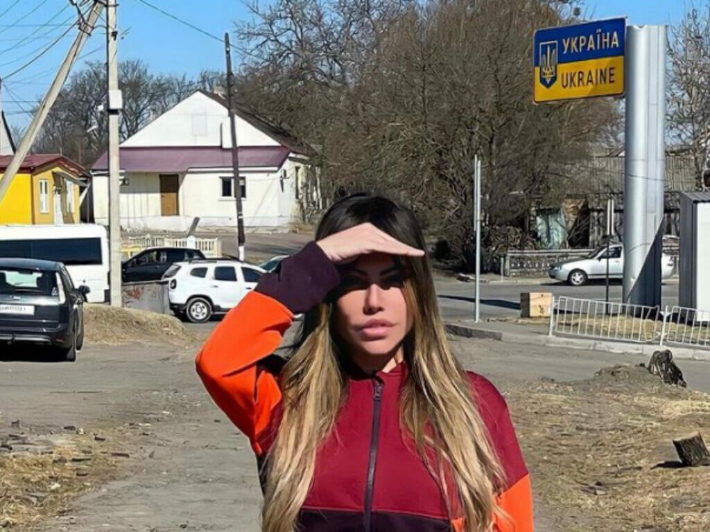 Liziane Gutierrez, ex-A Fazenda, na Ucrânia
