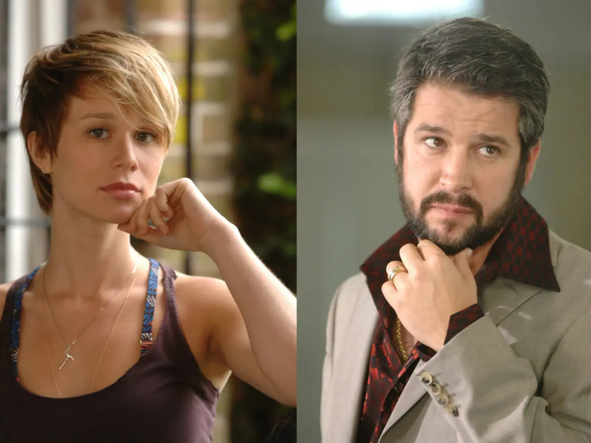 Mariana Ximenes e Murilo Benício em A Favorita