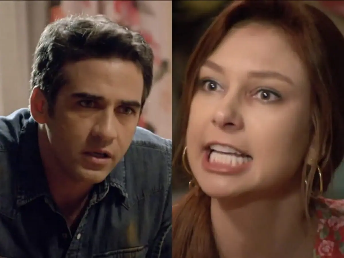 Miguel (Rafael Sardão) e Poderosa (Day Mesquita) de Amor Sem Igual