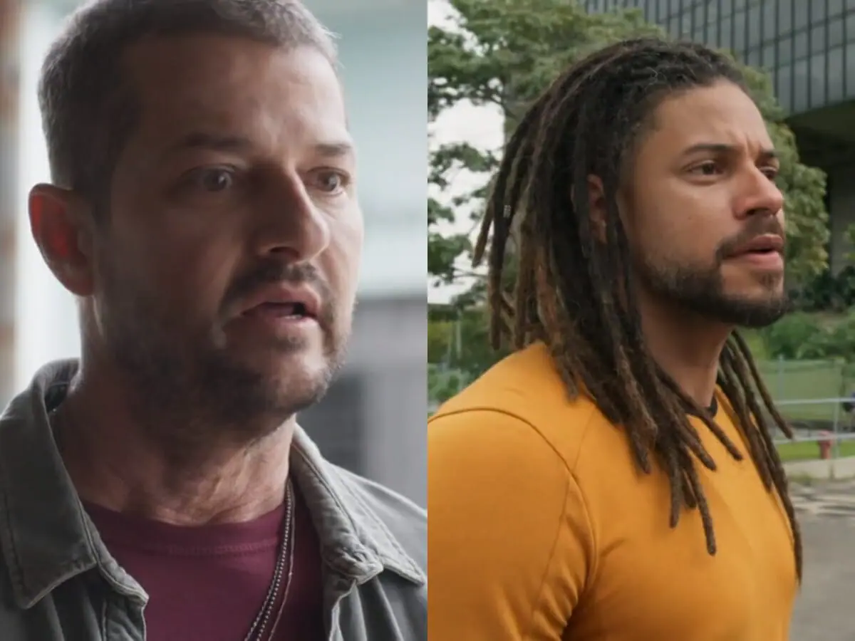Moa (Marcelo Serrado) e Ítalo (Paulo Lessa) de Cara e Coragem