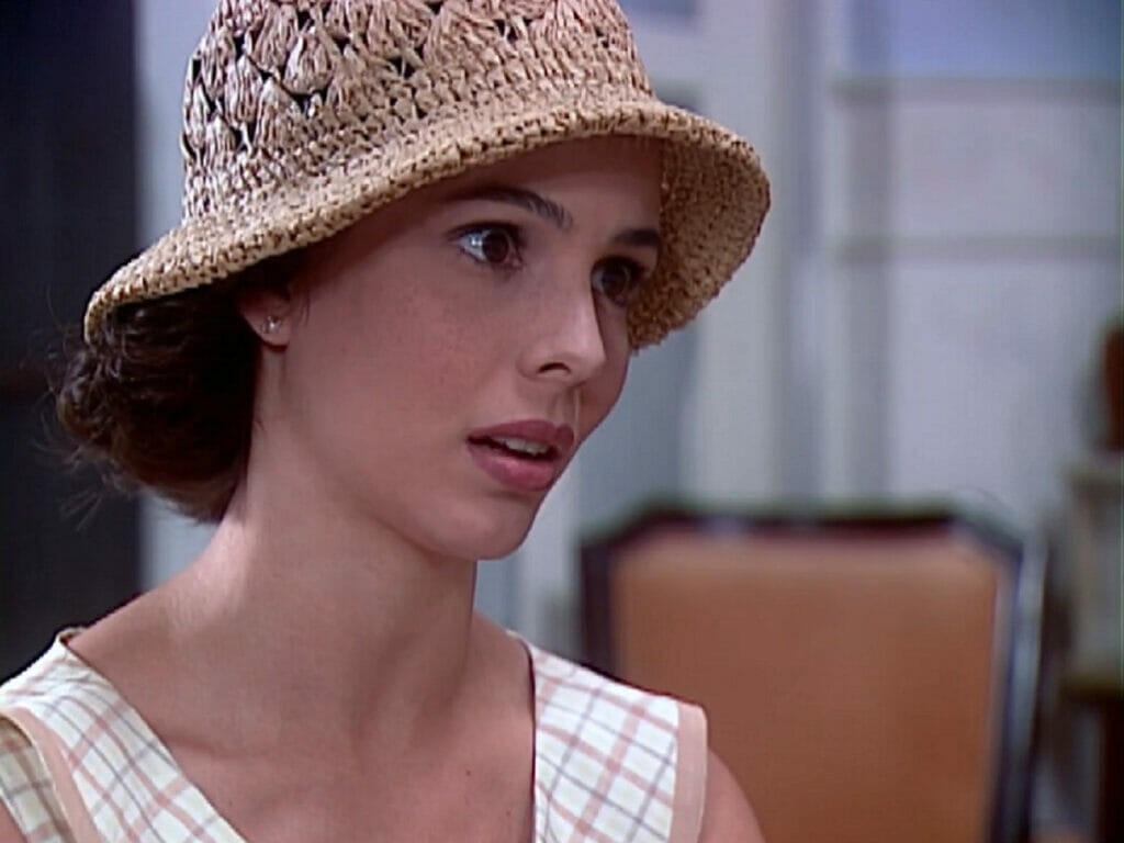 Candoca (Miriam Freeland) de O Cravo e a Rosa