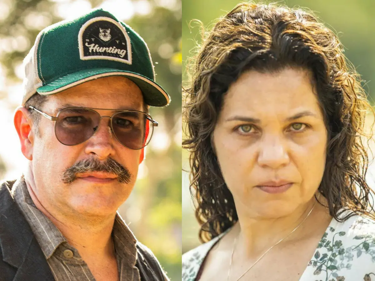 Tenório (Murilo Benício) e Maria Bruaca (Isabel Teixeira) em Pantanal