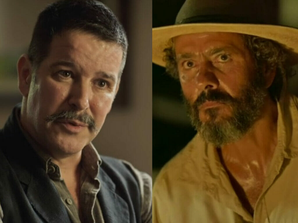 Tenório (Murilo Benício) e José Leôncio (José Loreto) em Pantanal