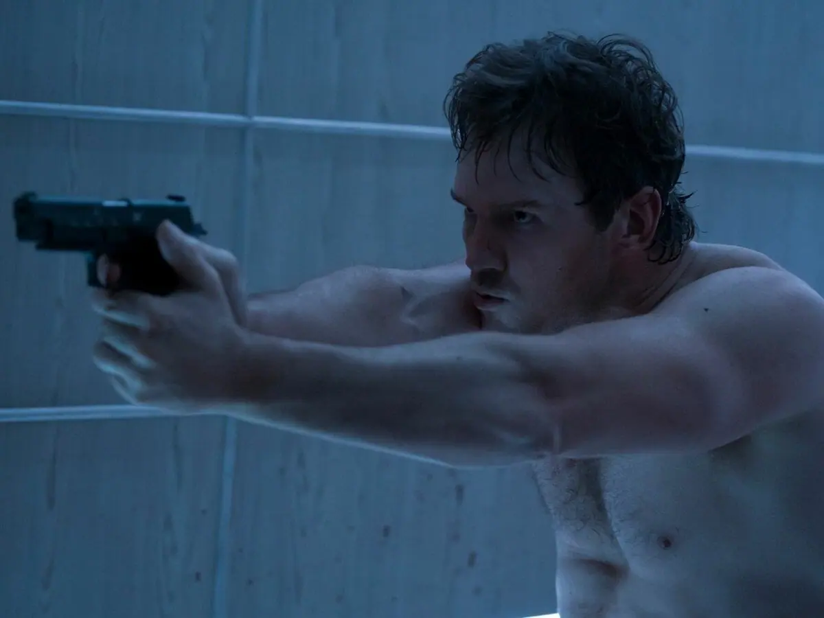 Chris Pratt durante cena de A Lista Terminal