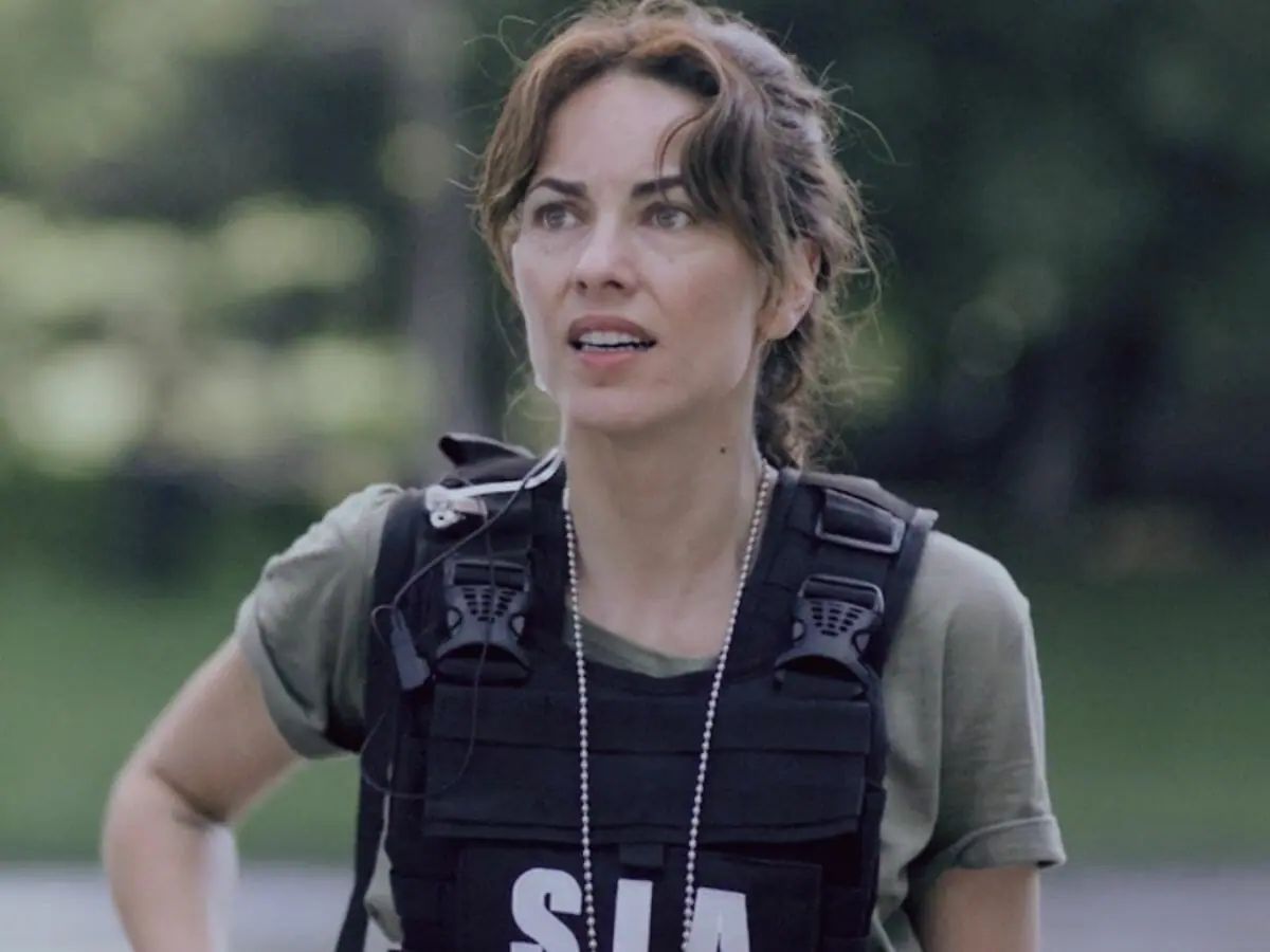 A atriz Bárbara Mori na série La Negociadora