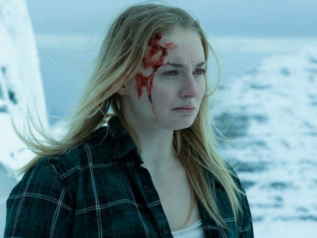 Sophie Turner em cena de Survive