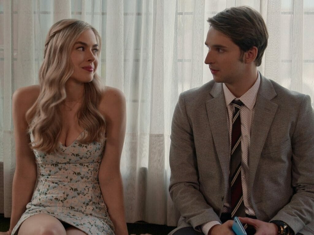 Sarah Dugdale (a Lizzie) e Grayson Gurnsey (o Ricky)